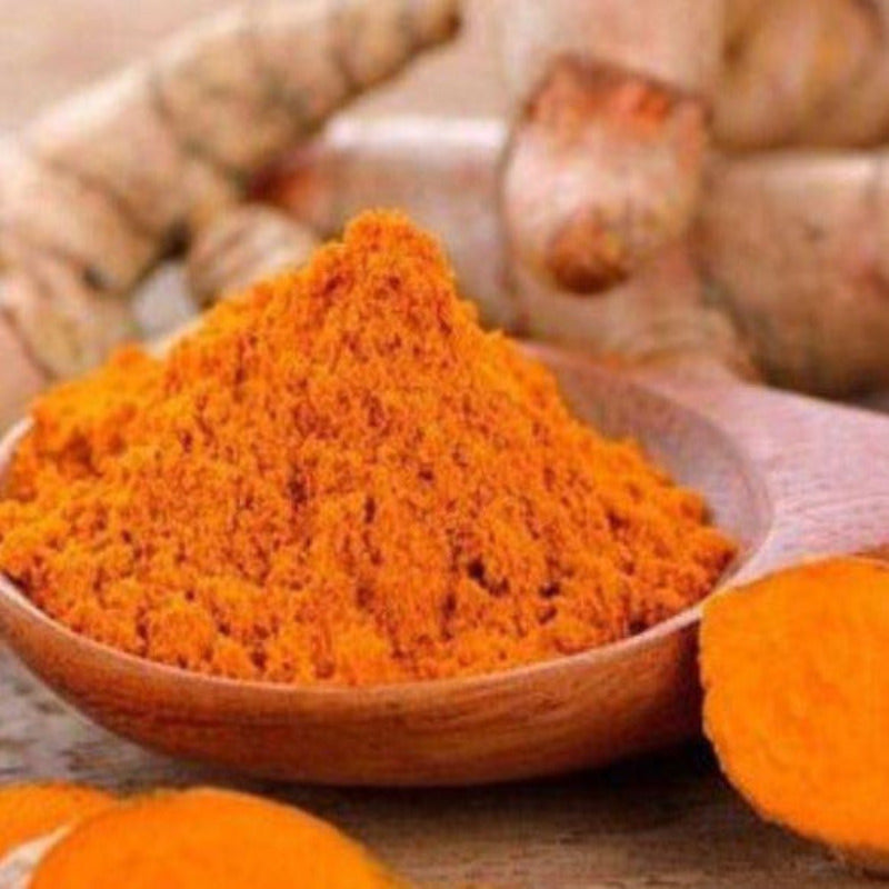 curcuma en poudre avec taux de curcumine de 5 à 5,5%.