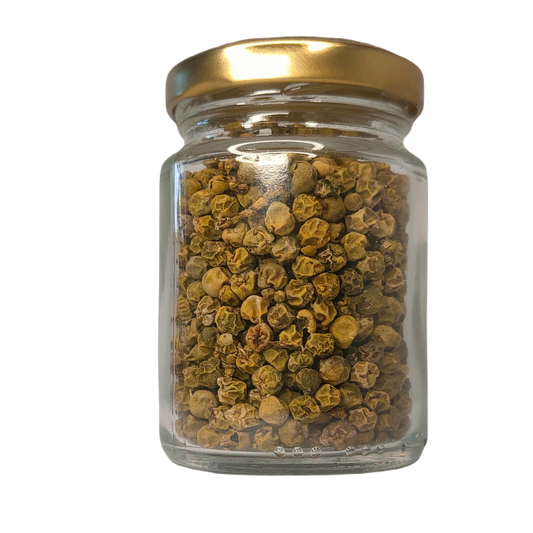 Poivre vert de Madagascar grains séchés . 100% Naturel . Origine Madagascar - Arts Délices