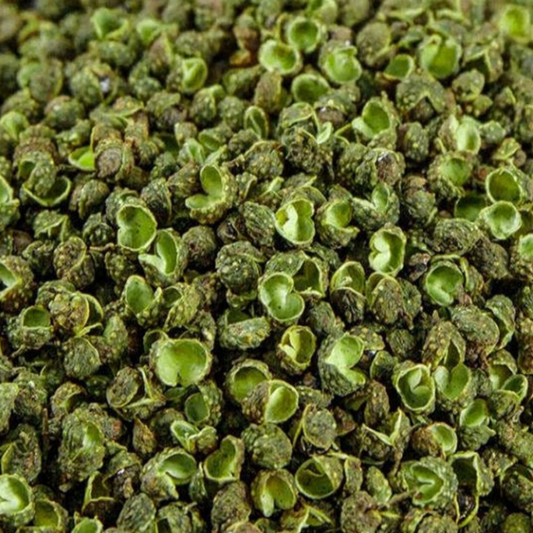 grains entiers séchés de sichuan vert